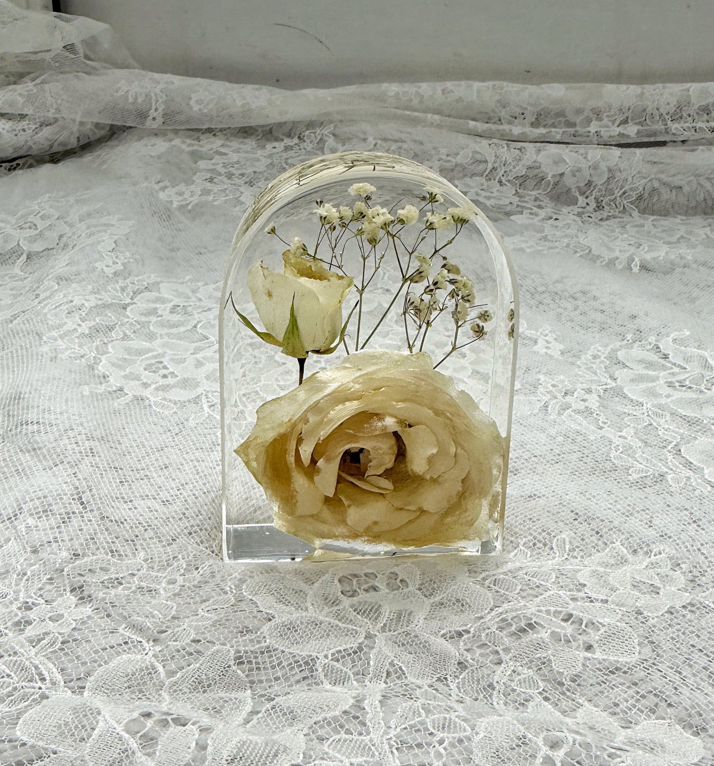 Mini Arch Floral Preservation Keepsake - Add On Item