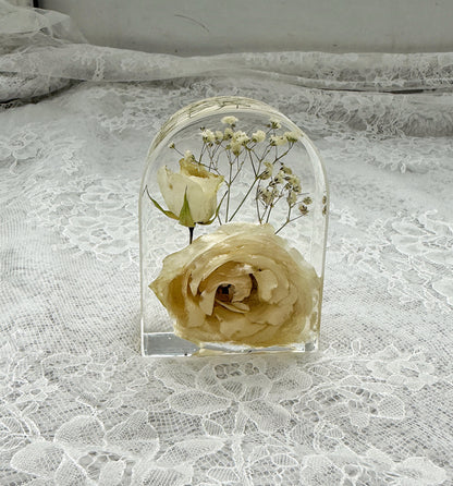 Mini Arch Floral Preservation Keepsake - Add On Item