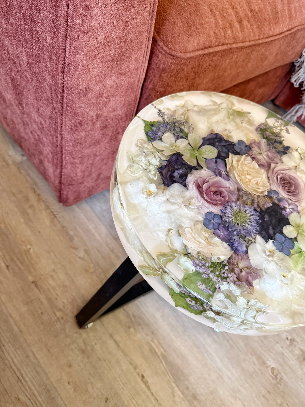 18" Table Floral Preservation Keepsake