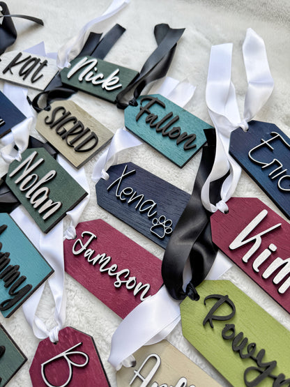Customized gift tags