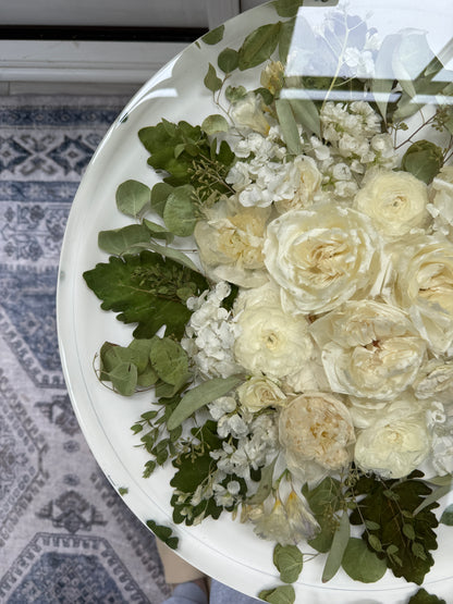 18" Table Floral Preservation Keepsake