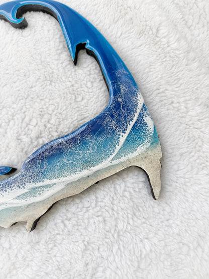 Cape Cod Wall Art | Ocean Wave Resin Decor 4/9/26