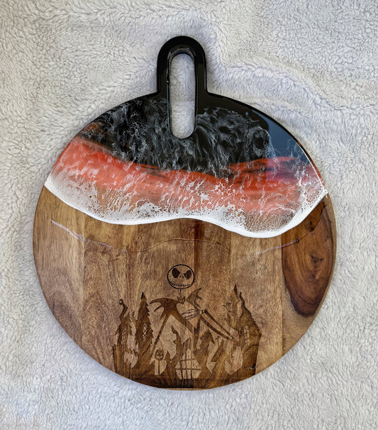 Halloween Cutting/Charcuterie Board - Acacia