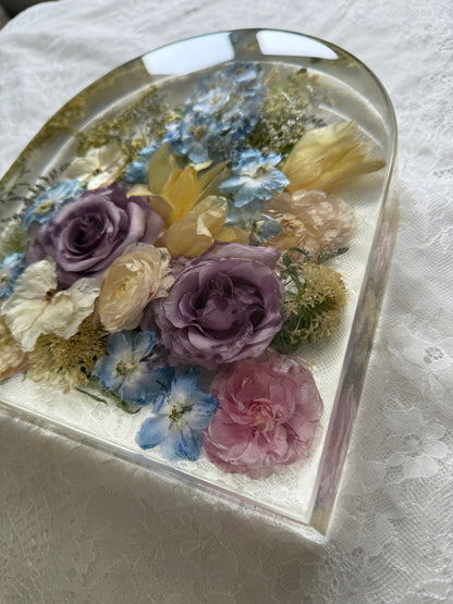 10" Arch Floral Preservation Keepsake