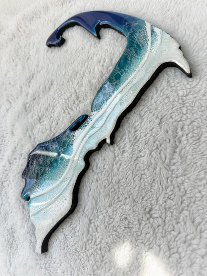 Cape Cod Wall Art | Ocean Wave Resin Decor 4/9/26