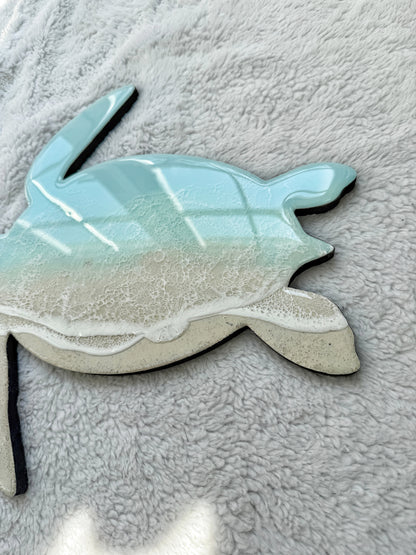 Sea Turtle Wall Art | Ocean Wave Resin Decor 4/9/26