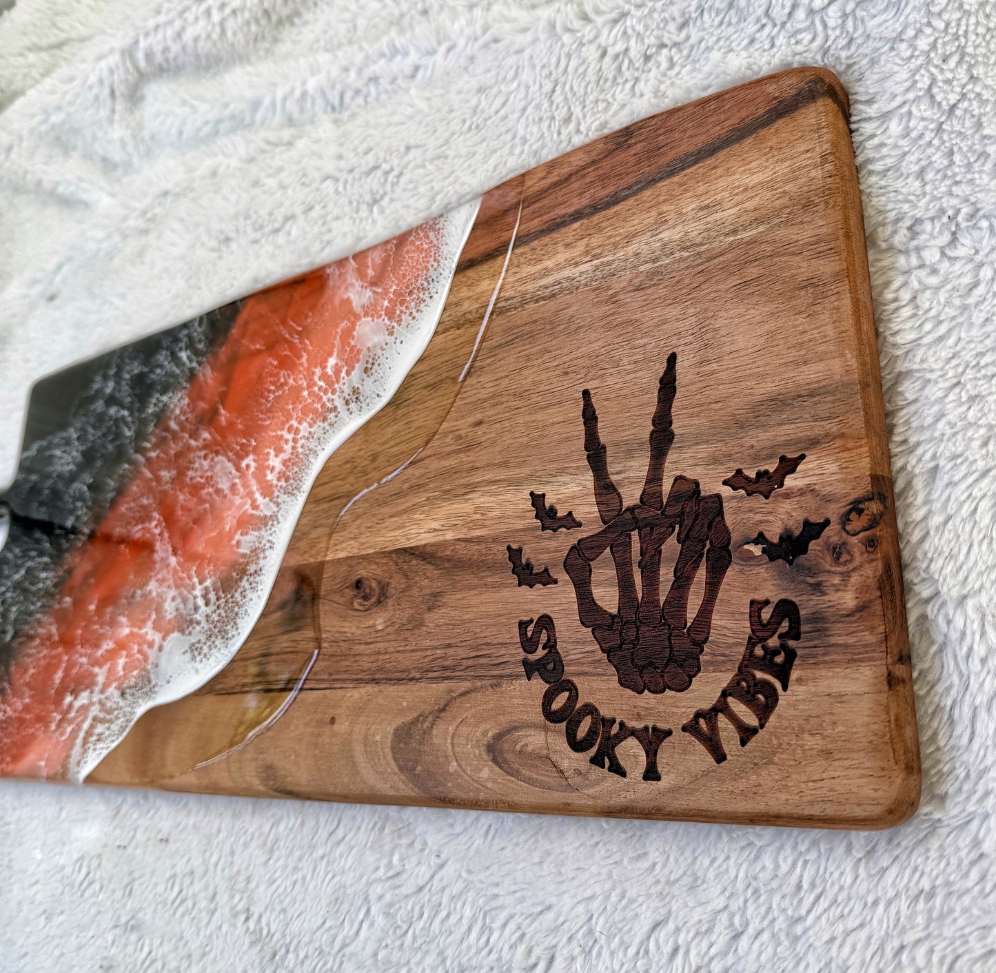Halloween Cutting/Charcuterie Board - Acacia