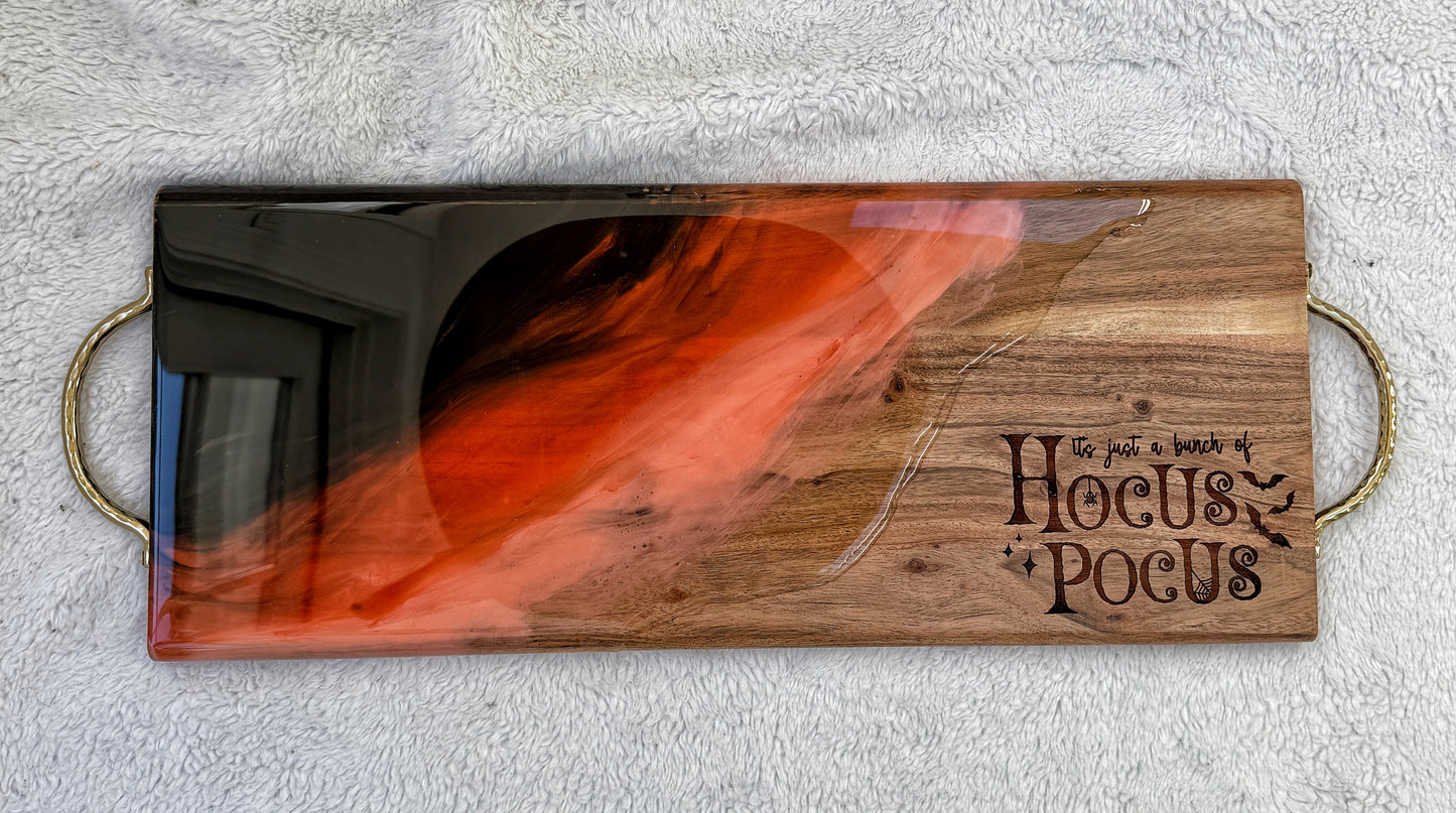 Halloween Cutting/Charcuterie Board - Acacia