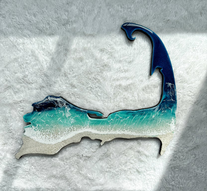 Cape Cod Wall Art | Ocean Wave Resin Decor 9/17/26