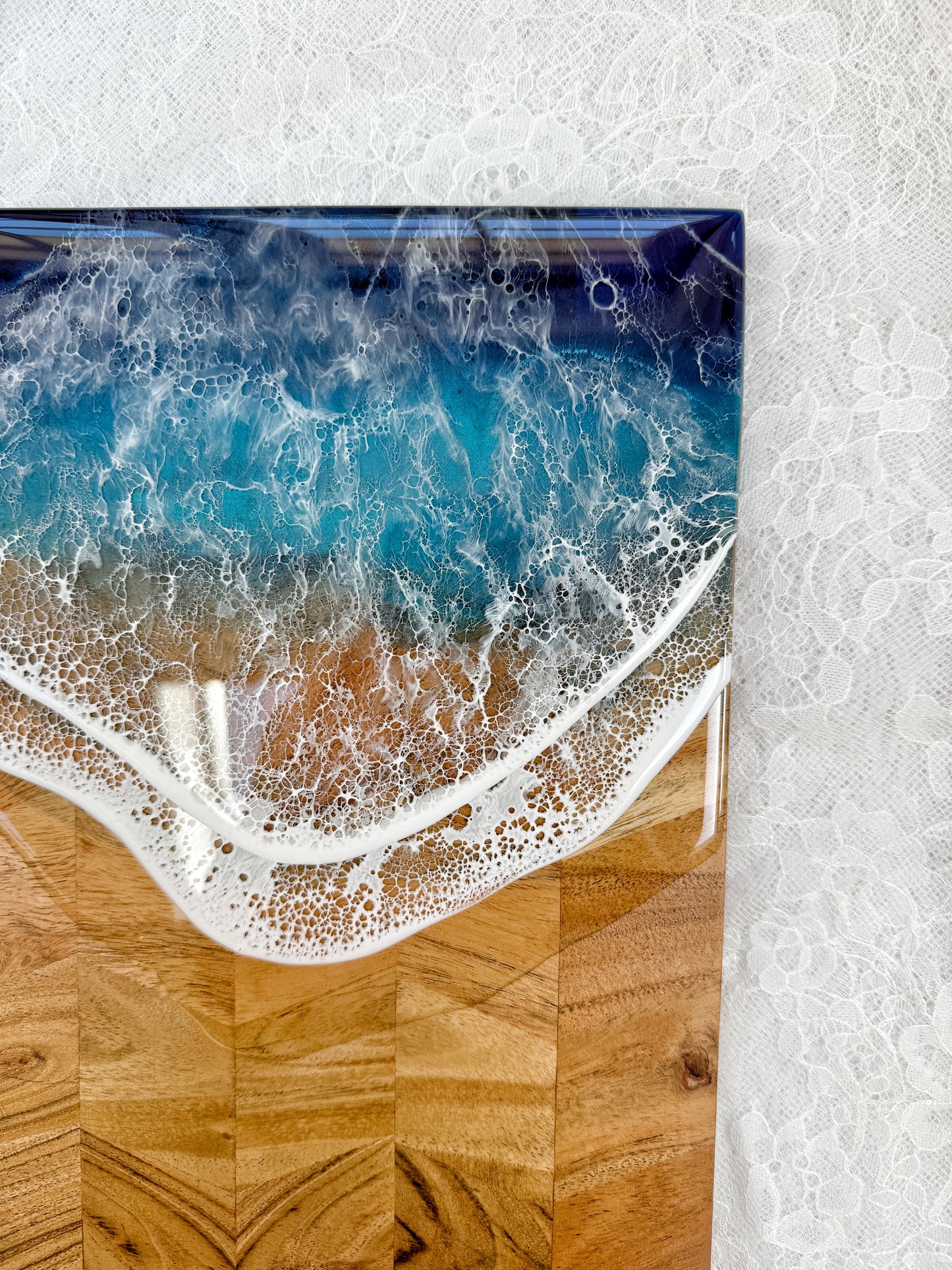 Ocean Wave Cutting Board - 9.8.25