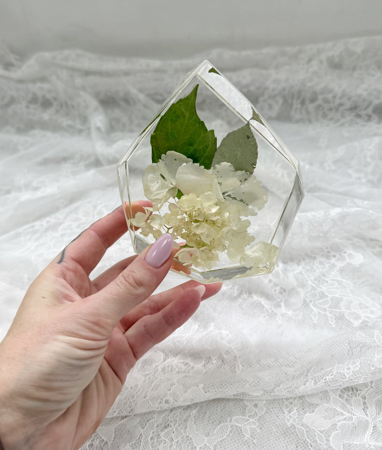 5” Gem Floral Preservation Keepsake - add on item