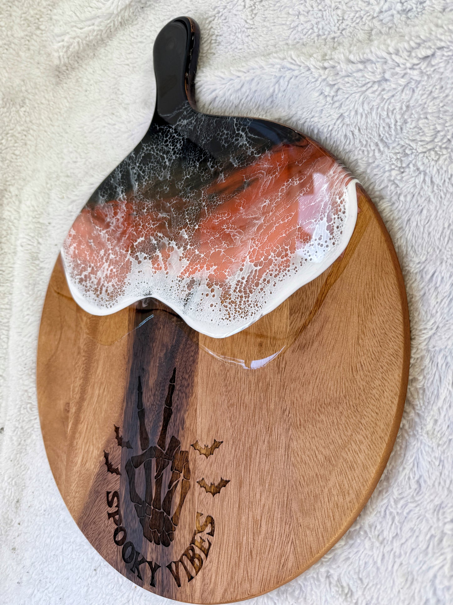 Halloween Cutting/Charcuterie Board - Acacia