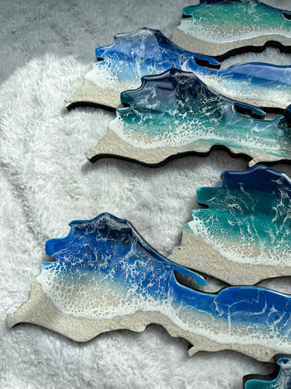 Cape Cod Wall Art | Ocean Wave Resin Decor 9/17/26