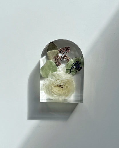 Mini Arch Floral Preservation Keepsake - Add On Item