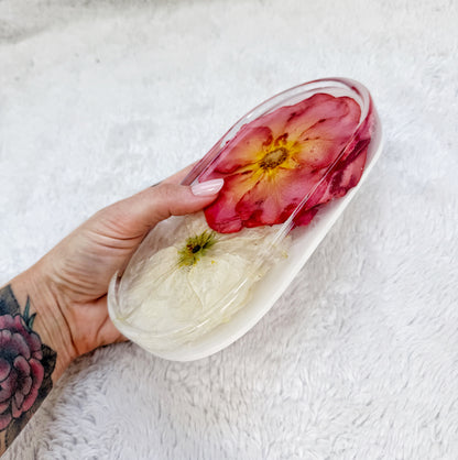 Trinket Tray Floral  Preservation Keepsake