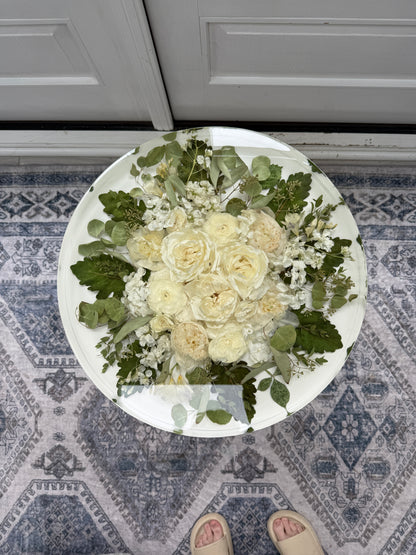 18" Table Floral Preservation Keepsake