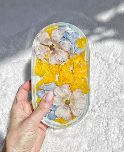 Trinket Tray Floral  Preservation Keepsake
