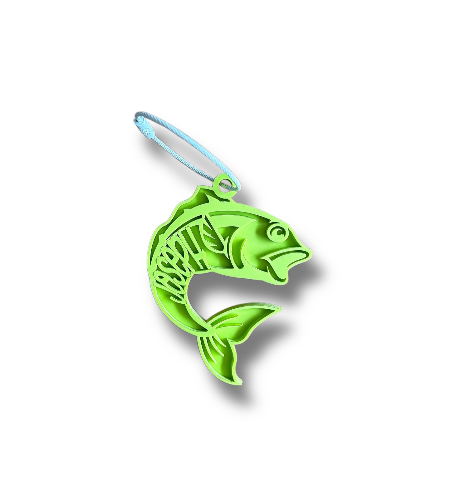 Custom Name Keychain | Personalized Acrylic Tag - Fish