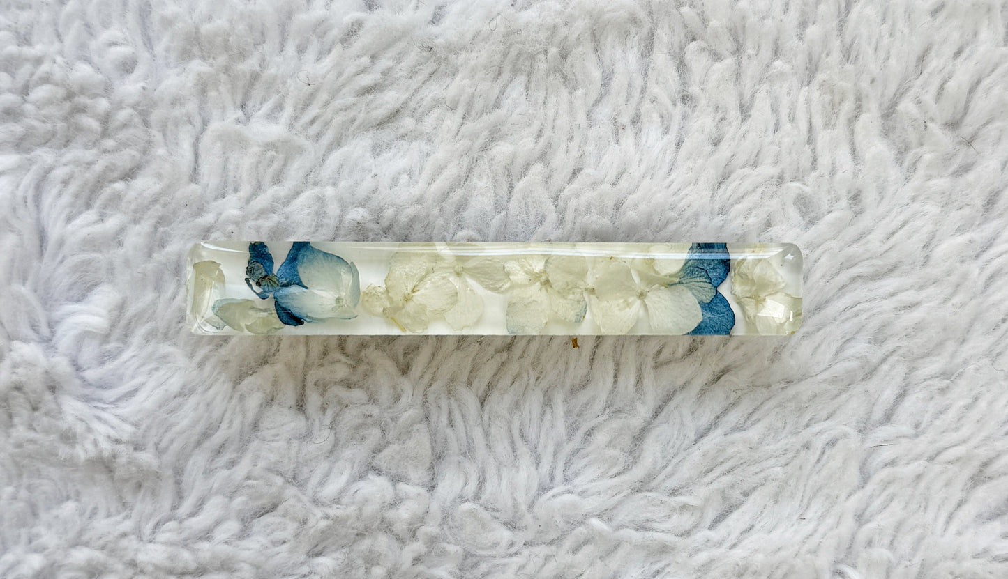 Resin Floral Barrette