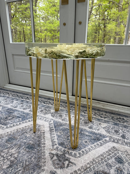 18" Table Floral Preservation Keepsake