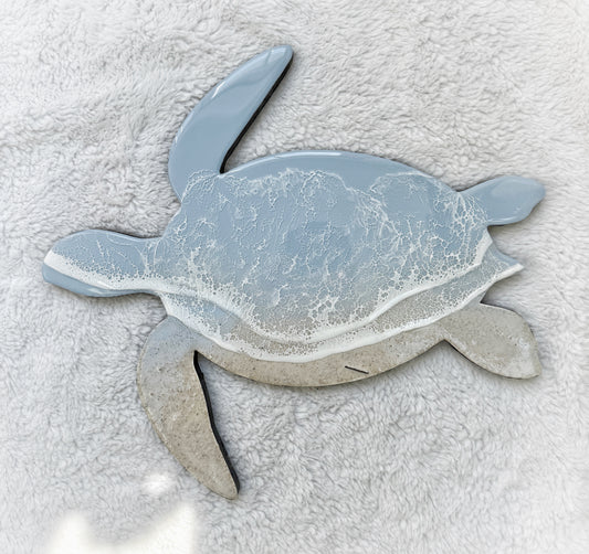 Sea Turtle Wall Art | Ocean Wave Resin Decor 4/9/26