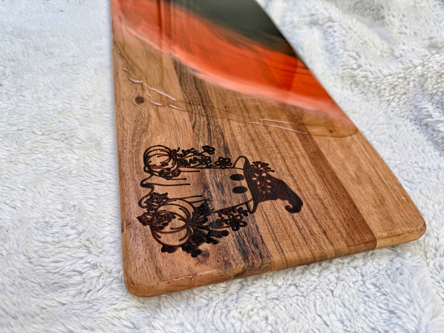 Halloween Cutting/Charcuterie Board - Acacia