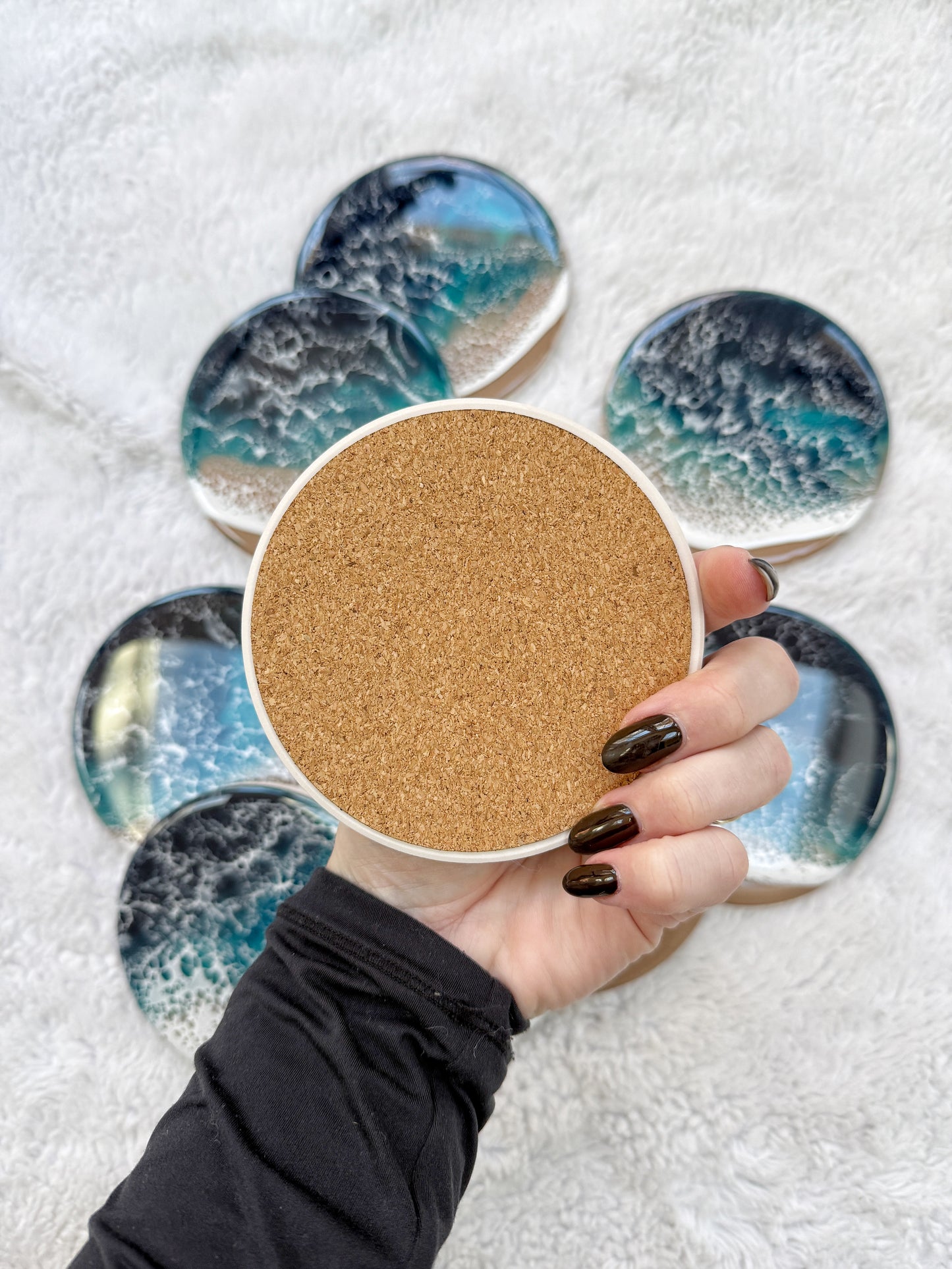 Resin Ocean Wave Coasters 4/9/26