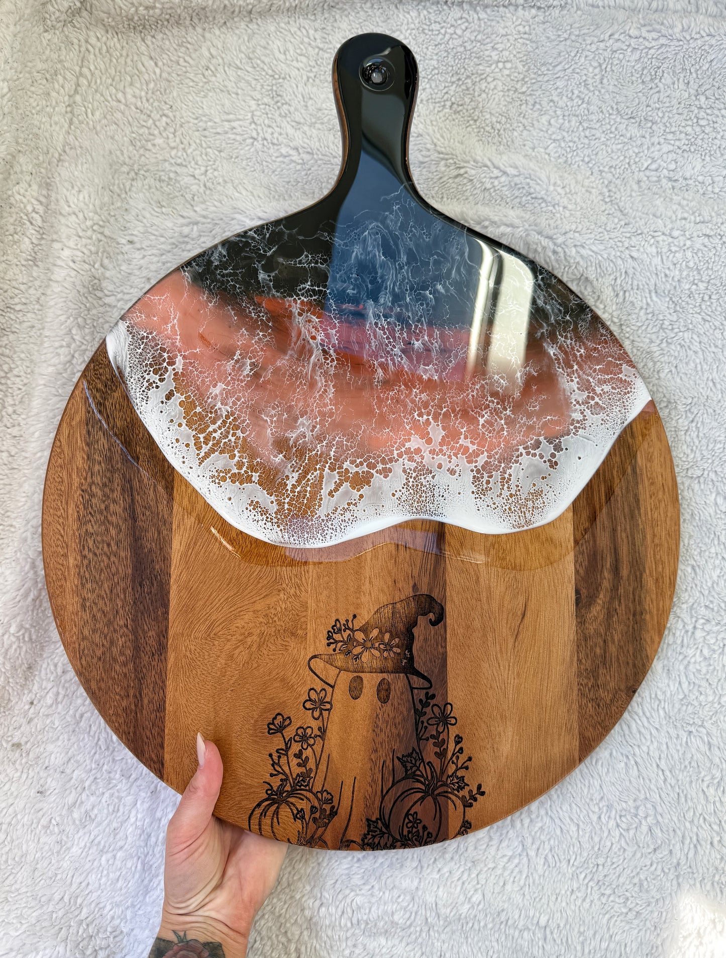 Halloween Cutting/Charcuterie Board - Acacia