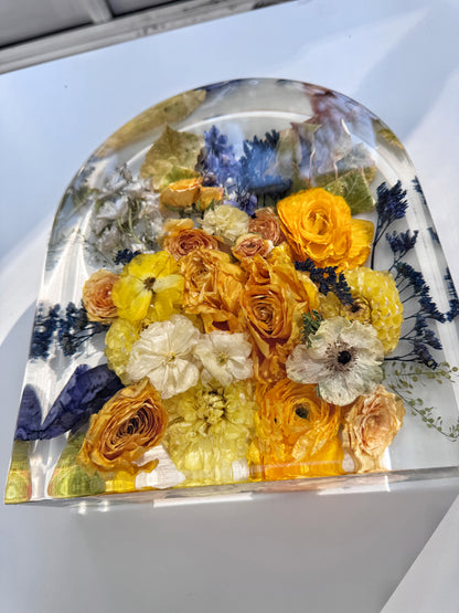 10" Arch Floral Preservation Keepsake
