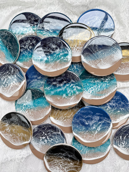Resin Ocean Wave Coasters 4/9/26