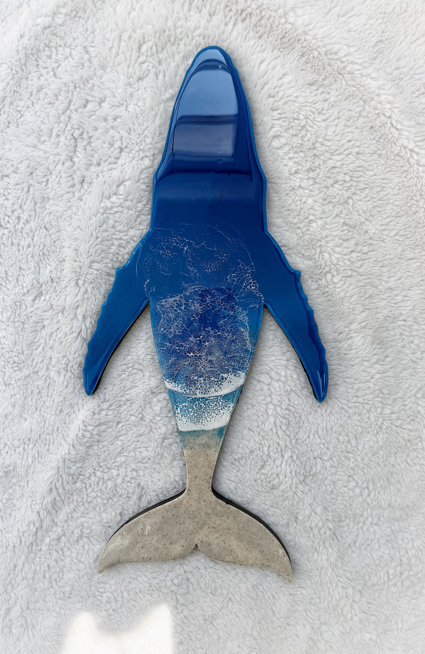 Humpback Whale Wall Art | Ocean Wave Resin Decor 4/9/26