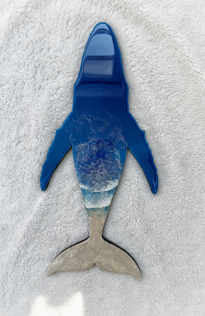 Humpback Whale Wall Art | Ocean Wave Resin Decor 4/9/26