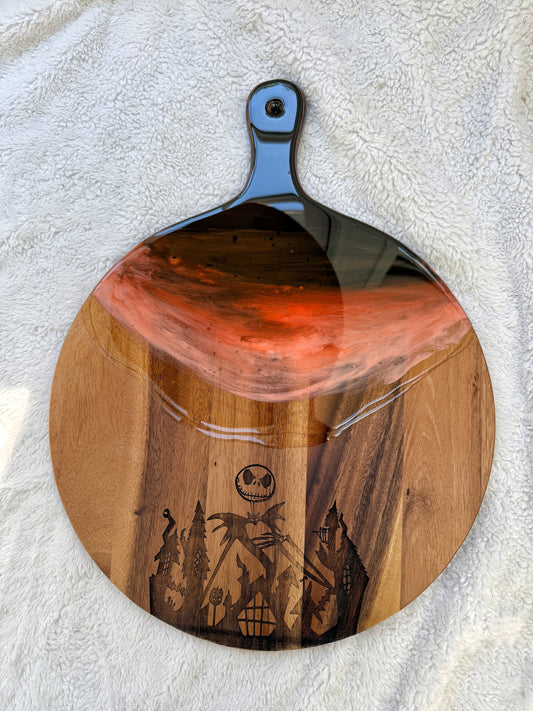Halloween Cutting/Charcuterie Board - Acacia