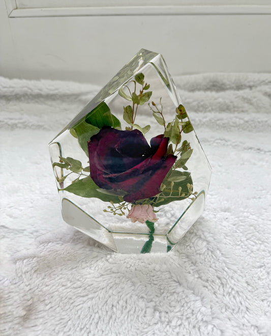 6” Gem Floral Preservation Keepsake - add on item