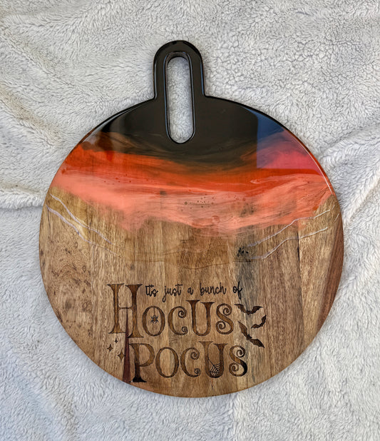 Halloween Cutting/Charcuterie Board - Acacia