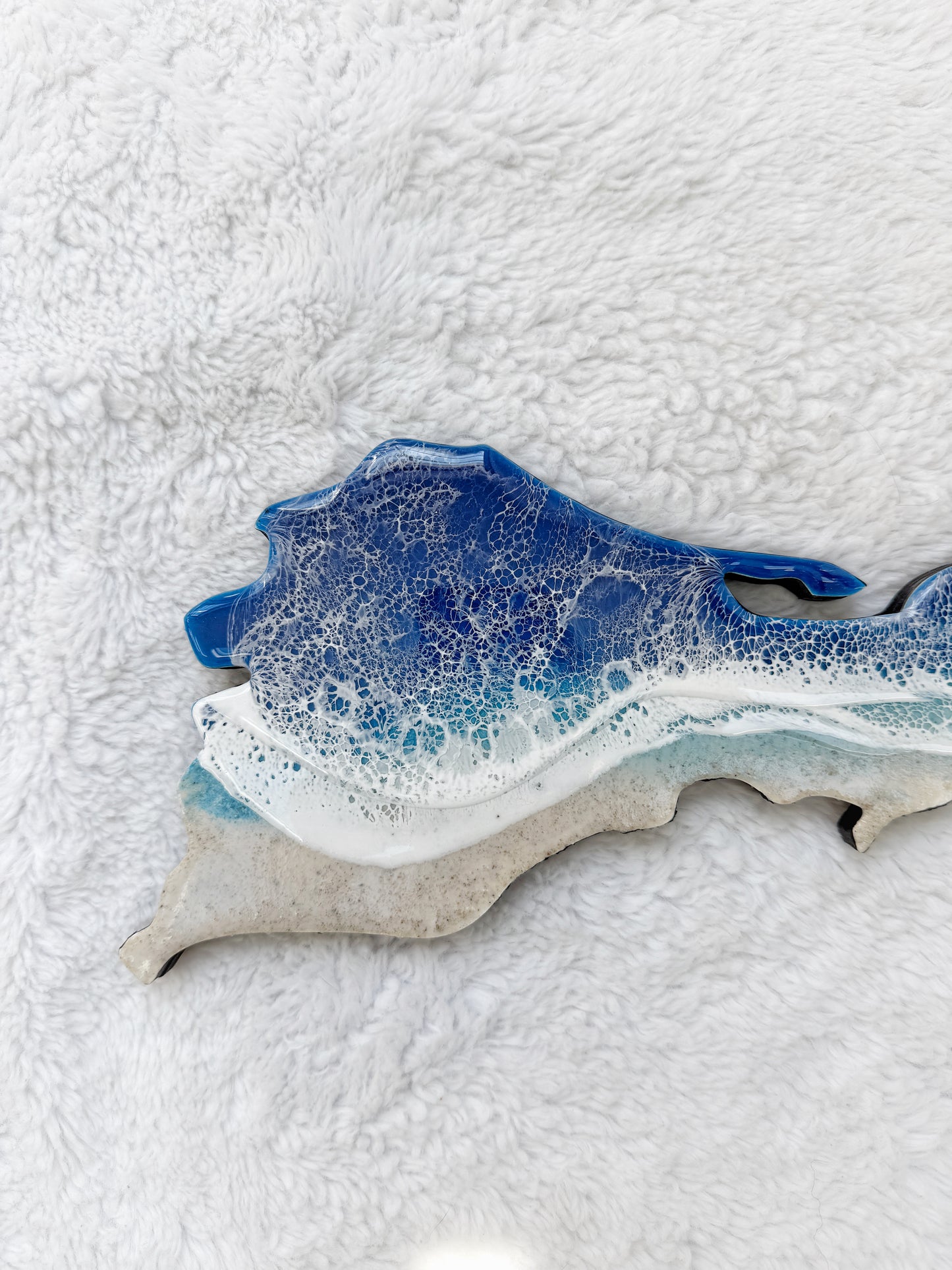 Cape Cod Wall Art | Ocean Wave Resin Decor 4/9/26