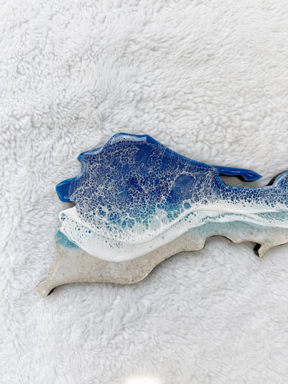 Cape Cod Wall Art | Ocean Wave Resin Decor 4/9/26