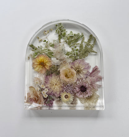 10" Arch Floral Preservation Keepsake