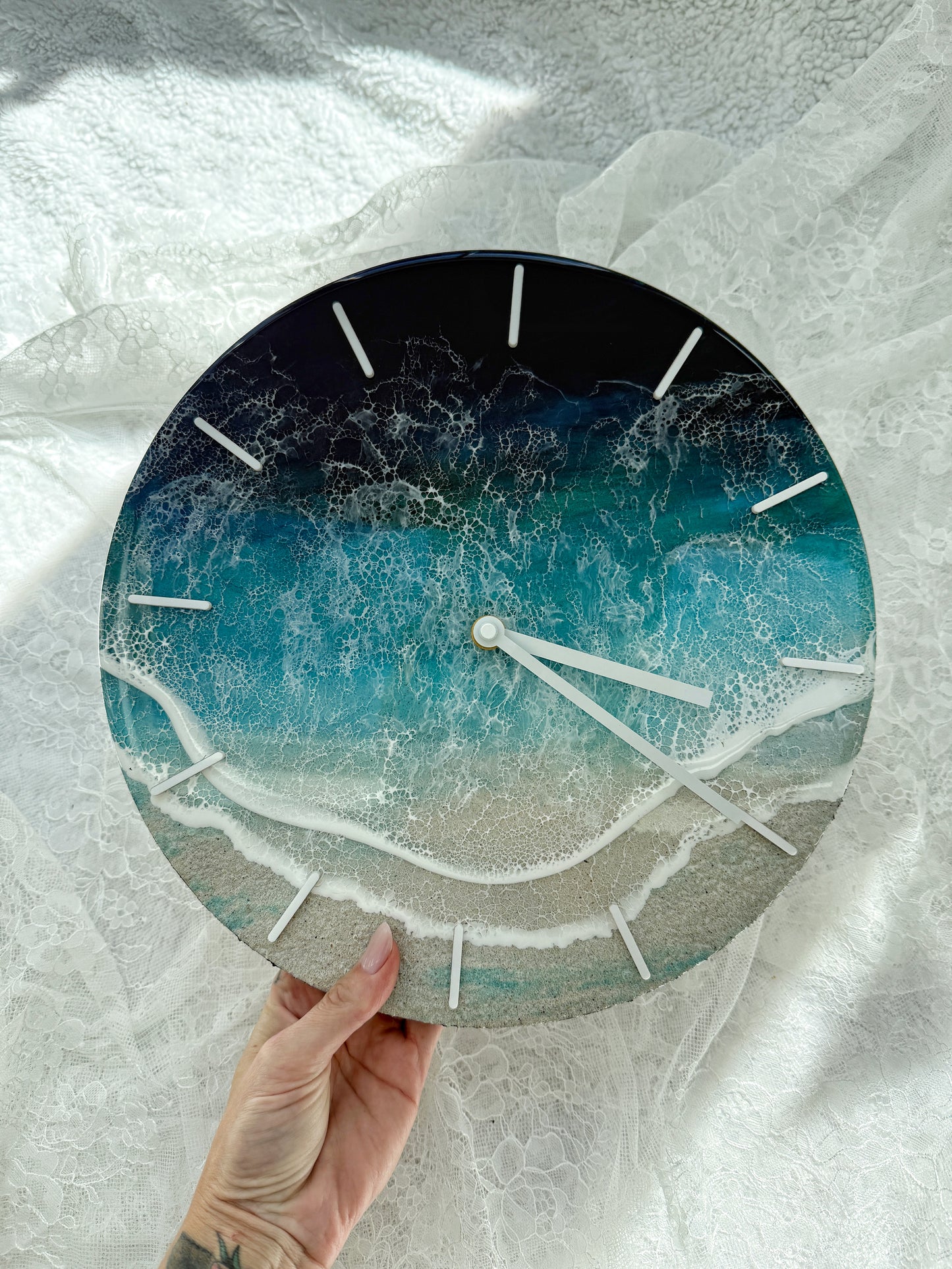 Ocean Wave Clock 9.8.25