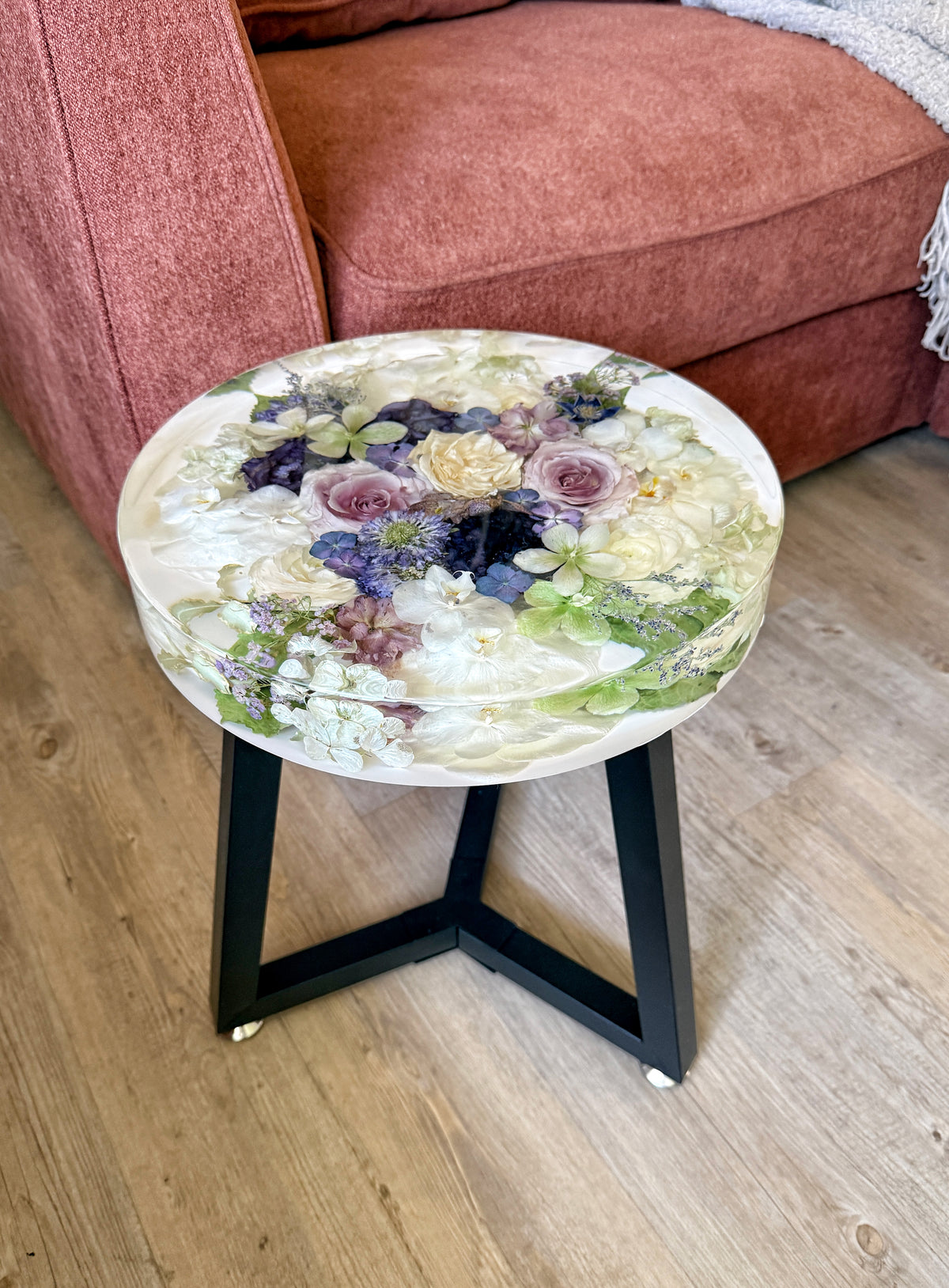 18" Table Floral Preservation Keepsake