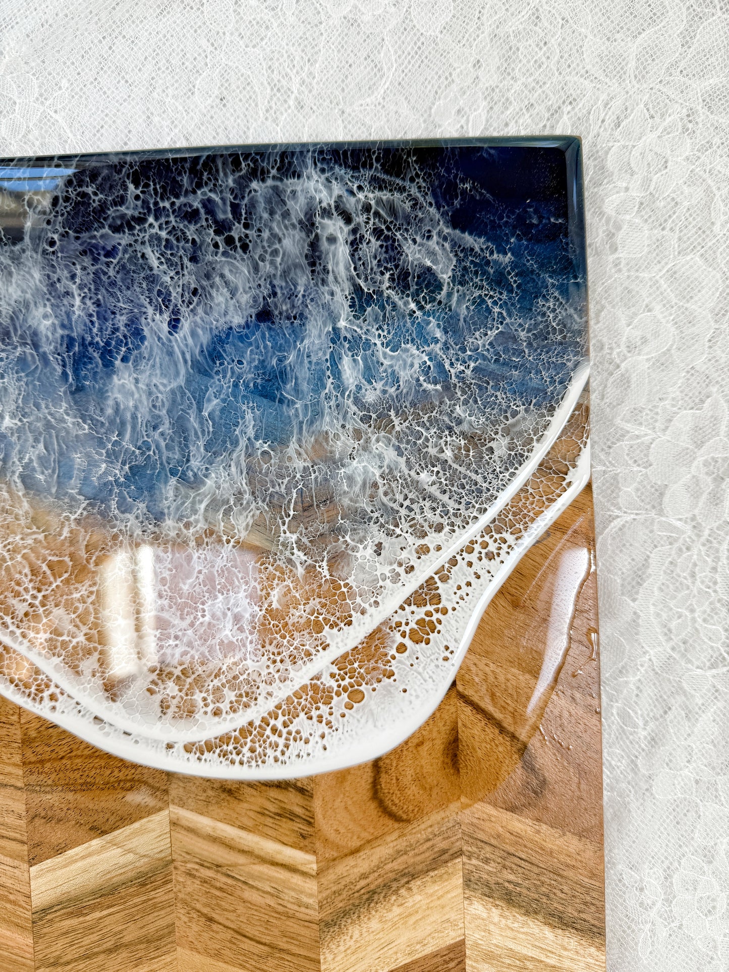 Ocean Wave Cutting Board - 9.8.25