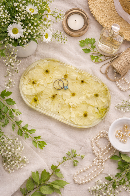 Trinket Tray Floral  Preservation Keepsake