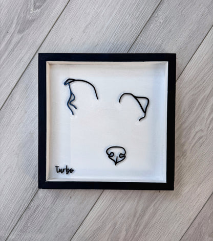 Custom Pet Silhouette Portrait – Classic & Upgraded Options