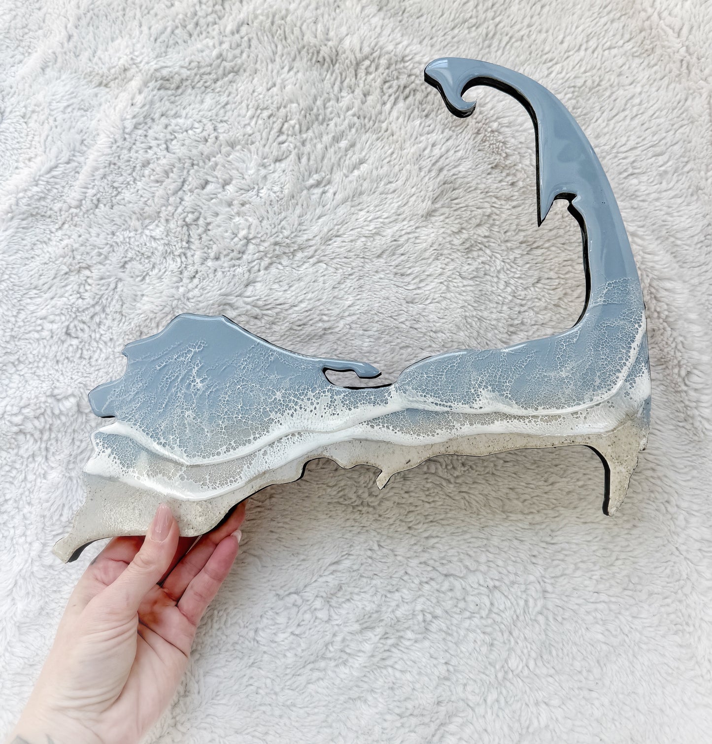 Cape Cod Wall Art | Ocean Wave Resin Decor 4/9/26