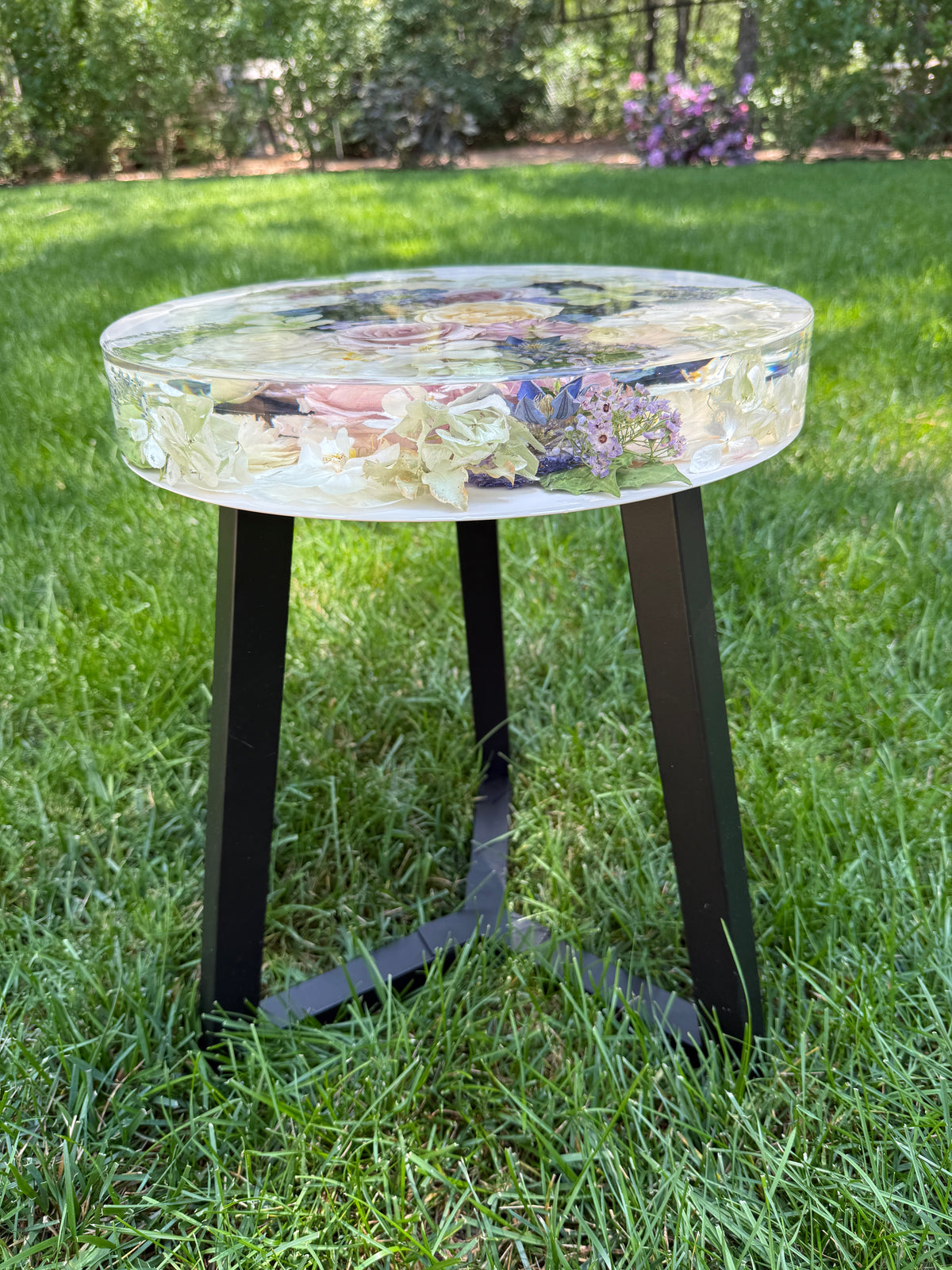 18" Table Floral Preservation Keepsake