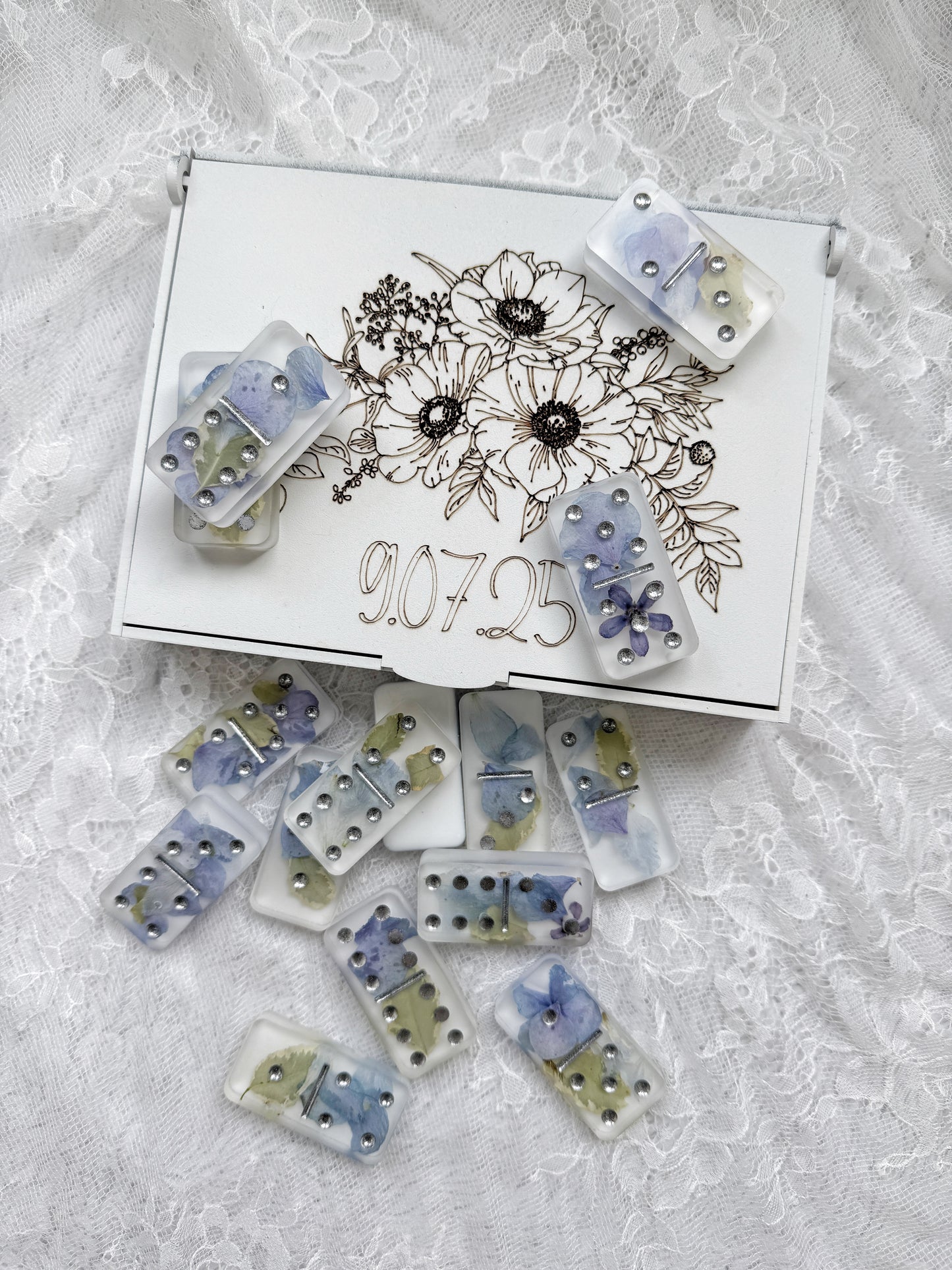 Dominoes Floral Preservation Keepsake - Add On Item