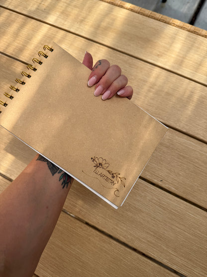 Spiral Bound Coloring Book - Watercolor & Mixed Media