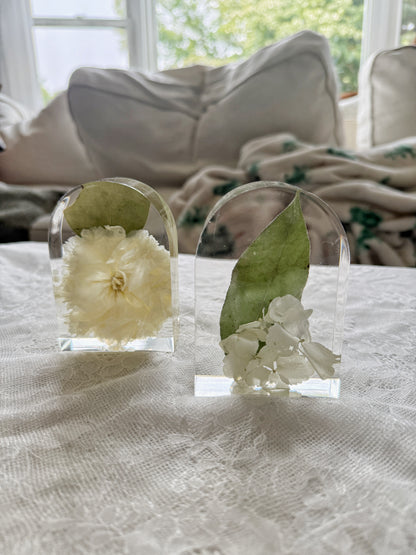 Mini Arch Floral Preservation Keepsake - Add On Item