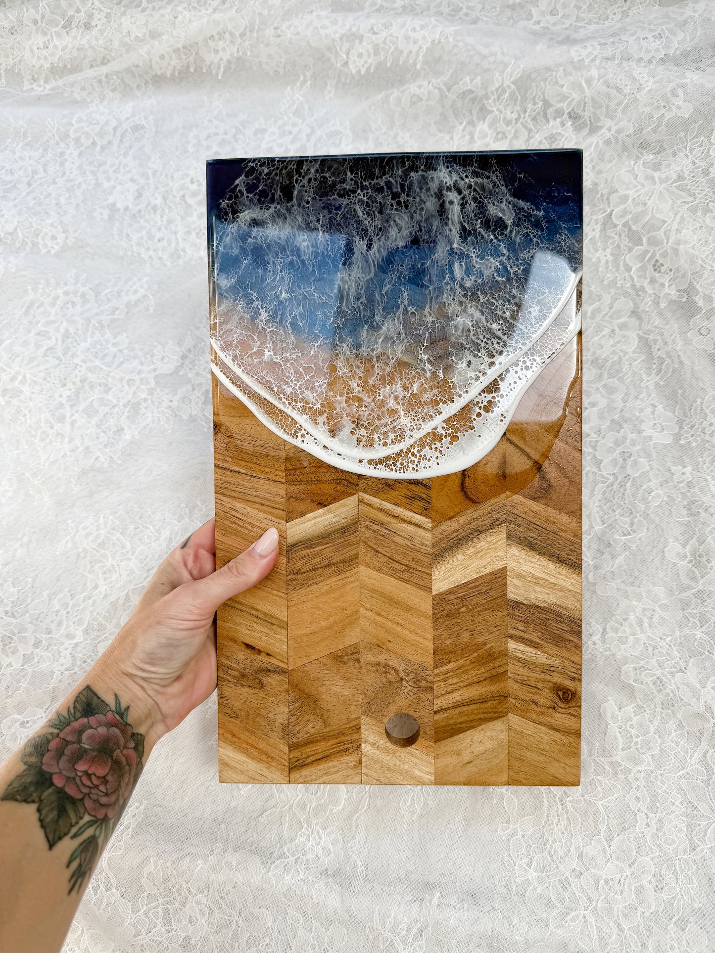 Ocean Wave Cutting Board - 9.8.25