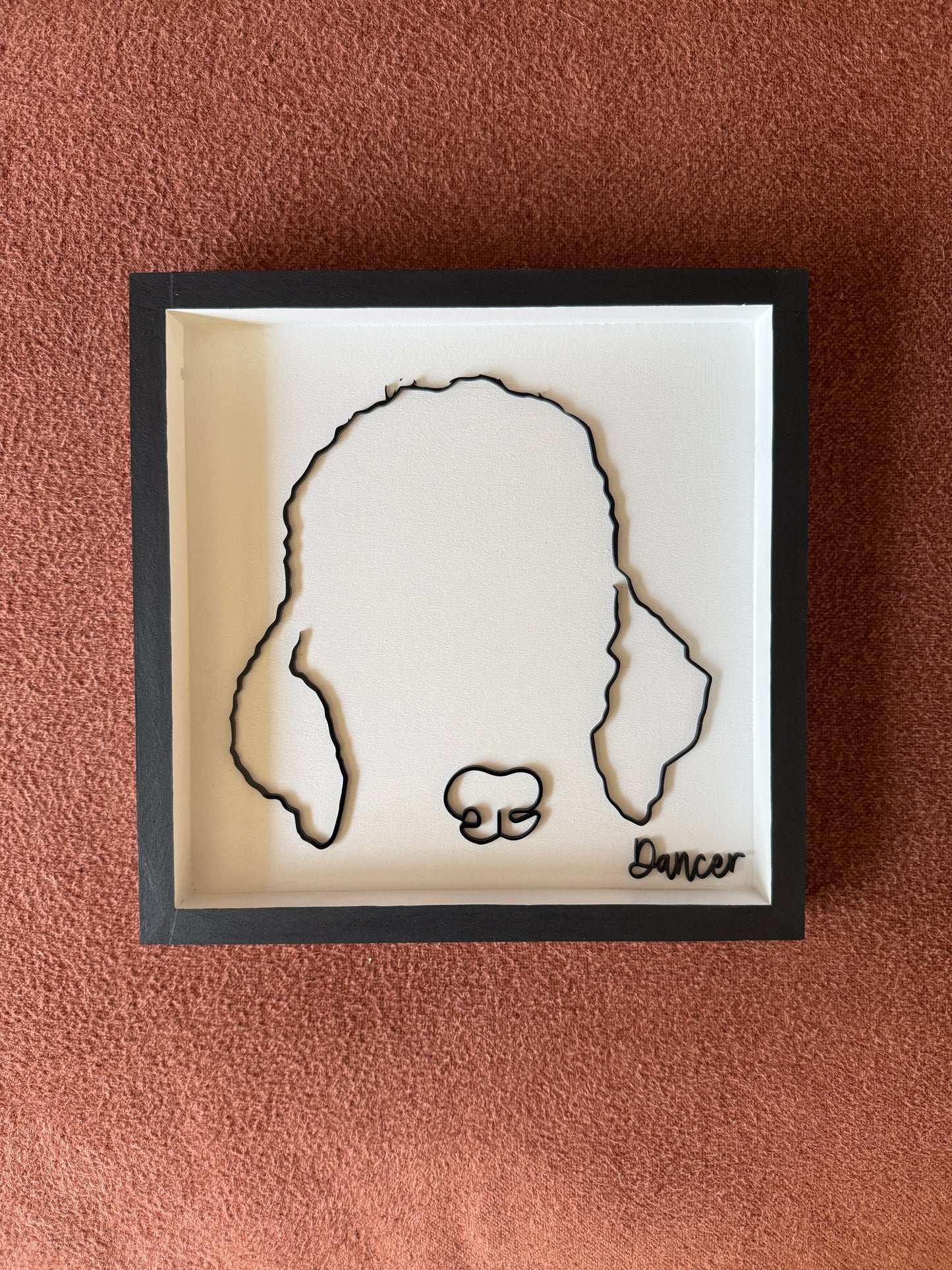 Custom Pet Silhouette Portrait – Classic & Upgraded Options
